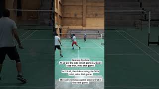 Scoring System badminton tennis badmintonengland smash [upl. by Attenwahs]