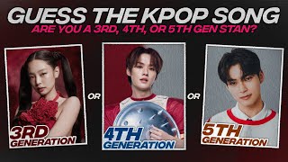 GUESS THE 90 KPOP SONGS 3RD GEN VS 4TH GEN VS 5TH GEN SONGS  Visually Not Shy [upl. by Aggy]