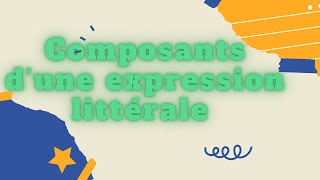 expression littérale [upl. by Ahcsropal]