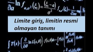 2 MATEMATİK CALCULUS Limit ve Süreklilik Limite giriş limitin resmi olmayan tanımı [upl. by Eahsel]