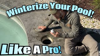 DIY Pool Winterizing Easy Steps to Protect Your Pool This Winter [upl. by Dumond]