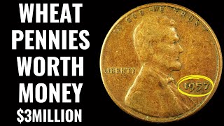 Unbelievable 1957 Wheat Pennies With No Mint Mark Could Be Worth Millions [upl. by Jared700]