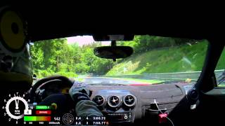 Ferrari F430 Scuderia Nordschleife 757 fast lap onboard [upl. by Ruthie]