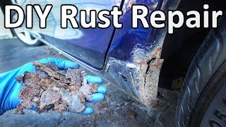 How to Repair Rust on Your Car Without Welding No Special Tools Needed [upl. by Yramesor]