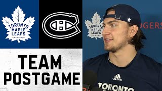 Maple Leafs Media Availability  Postgame vs Montreal Canadiens  September 28 2024 [upl. by Osicnarf629]