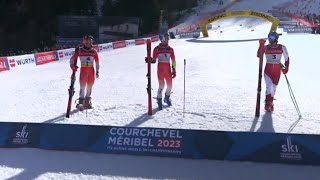 Ski Alpin WM Courchevel Giant Slalom Mens Highlights  Marco Odermatt 🥇amp Loïc Meillard 🥈 [upl. by Htebi]