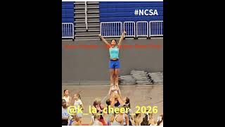 Kayla Thrasher  UWG AllGirl Stunt Clinic  June 2024 [upl. by Aihselat338]