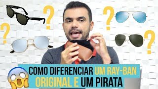 Como identificar um RayBan pirata e um RayBan original [upl. by Torrlow]