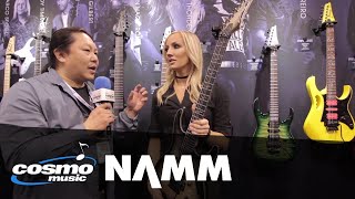 Ibanez Nita Strauss Signature JIVA10 Guitar explained by Nita Strauss  Cosmo Music at NAMM 2018 [upl. by Azilef]