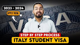 ITALY STUDENT VISA 2023  STEP BY STEP PROCESS [upl. by Fianna]