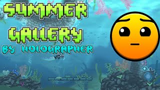 quotSummer Galleryquot by Holographer All Coins  Geometry Dash [upl. by Carrie]