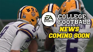 News for EA Sports College Football 2024 Coming Monday [upl. by Rehpretsirhc]