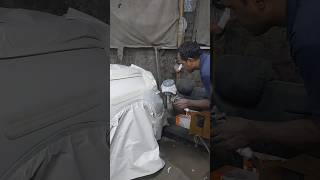 Maruti S cross front fender amp bumper touch up automobile paintjob shortsfeed shorts viralvideo [upl. by Eniamart]