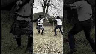 Real Sword Fighting  Arming Sword amp Seax vs Saber amp Parrying Dagger  hema [upl. by Jaye503]