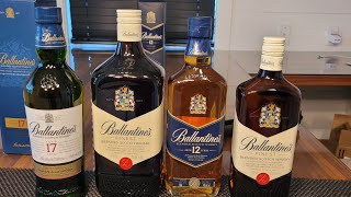 BALLANTINE BLENDED SCOTCH WHISKY FINEST ballantines Ballantine12yr 12yearold 17yearold [upl. by Ecydnac]