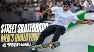 Street Skateboarding Mens Qualifying Highlights  OlympicQualifierSeries [upl. by Edison917]