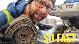 SO FAST  My Trucking Life  Vlog 3050 [upl. by Nerrot]