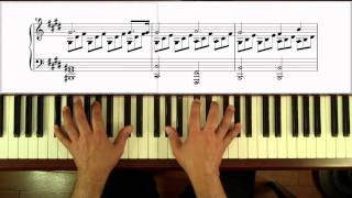 How to play Moonlight Sonata Part 1 Piano Tutorial [upl. by Ademordna]