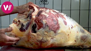 Schweizer Spezialitäten Bündnerfleisch und Nusstorte [upl. by Kciwdahc]