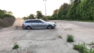 BMW E61 530D DRIFT POWERSLIDE 2 [upl. by Bastian391]