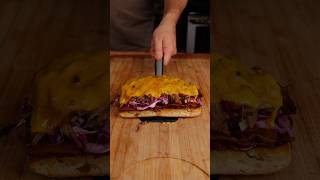 Brisket Melt Sandwich recipe cooking shorts [upl. by Annoynek]