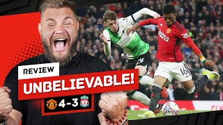 Incredible Amad Diallo LAST MINUTE WINNING GOAL United beat Liverpool 43 Reaction [upl. by Lach]