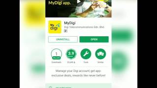 Cara Semak Kuota DiGi Internet Prepaid  Postpaid [upl. by Nemsaj]