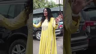 Kashmira Shah dazzles in ethnic elegance on Laughter Chefs set😍kashmirashah viralvideo shorts [upl. by Gnilyam]