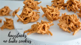 Butterscotch Haystacks 3 Ingredients No Bake Cookies [upl. by Mandi]