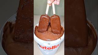 Giant Nutella amp Ice Cream Dipping  Satisfying [upl. by Zil810]