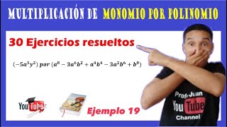 🔴 👉 30 Ejercicios De Multiplicación De MONOMIO POR POLINOMIO  💥 Súper FÁCIL Para PRINCIPIANTES ✅ [upl. by Domash670]