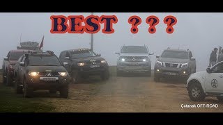 OFF ROAD TURKEY Vw Amarok amp Duster amp Isuzu DMAX amp Triton L200 [upl. by Mort]