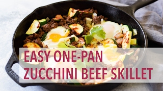 Paleo Zucchini Beef Skillet [upl. by Center]