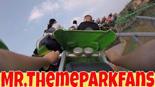 Boosterbike amp Dwerverwind Fenix Wing Coaster toverland 2018 [upl. by Godliman]