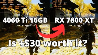 AMD embarrasses Nvidias midrange 4060 Ti 16GB vs RX 7800 XT in 2024 The Ultimate Comparison [upl. by Charla]