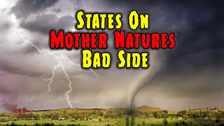 10 States With The Most Natural Disasters [upl. by Aduh]