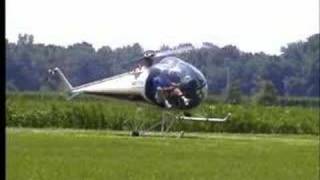 Helicopter pilot loses control on takeoff [upl. by Gellman]