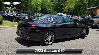 Certified 2023 Genesis G70 20T Cary NC G701316L [upl. by Eelirem769]