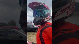 WENT FLYING hondacrf250 motocross knockoutcity bigbrother smartphone [upl. by Nnomae]