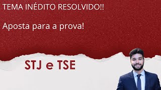 STJ e TSE  Tema quente para a prova  Discursiva na Prática [upl. by Harbison]