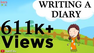 Learn English Writing Writing a Diary  English Grammar  iKen  iKen Edu  iKen App [upl. by Pentheam336]