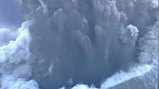 Spectacular footage from above the volcanic crater [upl. by Aluino]