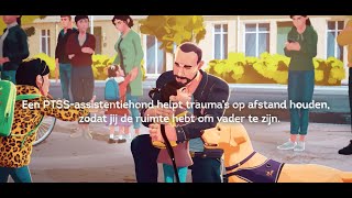 KNGF opent werelden I PTSSassistentiehond I tvcommercial I De wereld van Roland [upl. by Tabber109]