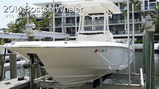 2014 Boston Whaler 270 Dauntless  Blue Top Yachting [upl. by Aeuhsoj]