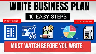 How to Write a Business Plan Step by Step in 2024 [upl. by Kcin496]