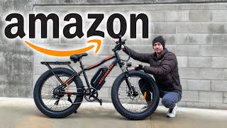 I Survived Amazons CHEAPEST 750w Fat Tire EBike [upl. by Gare]