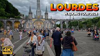 LOURDES y el MILAGRO del AGUA que BROTA de la PIEDRA🔸FRANCIA 4K [upl. by Yroj124]