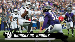 Raiders’ AllTime Memorable Highlights vs Baltimore Ravens  NFL [upl. by Marlee]