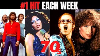 Nr 1 Hits 1970  79 each week 70s [upl. by Ahpla]