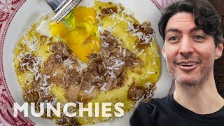 Egg Yolk Raviolo with Truffles  How To [upl. by Stedmann]